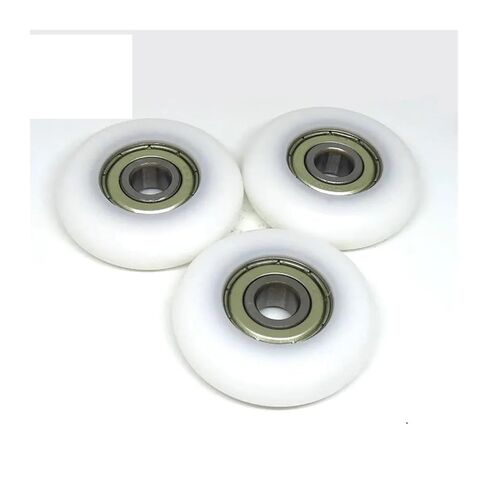 4 Pieces 8mm Inner Diameter 40mm Rowing Machine seat Rollers 8x40x10mm BSR62840-10 POM Coated Round Wheel Ball Pulley in Saudi Arabia