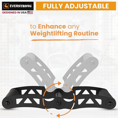 مرفق صف قضيب T من EVERSTRONG مع مقبض لغم أرضي مرفق على شكل حرف V - مرفق لغم أرضي دوار 360 درجة للحديد لتمرين الجسم بالكامل في صالة الألعاب الرياضية المنزلية - المساحات الصغيرة - حامل الألغام الأرضية القرفصاء المميتة in Kuwait