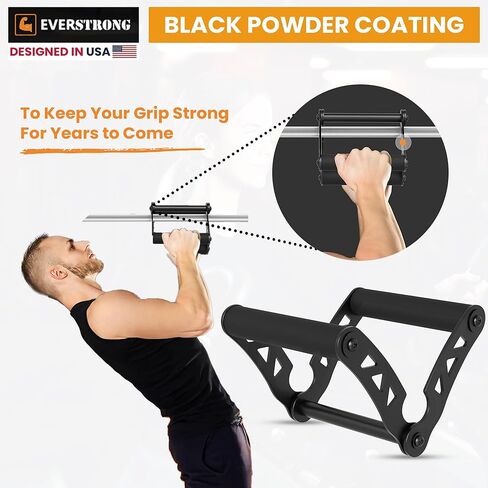 مرفق صف قضيب T من EVERSTRONG مع مقبض لغم أرضي مرفق على شكل حرف V - مرفق لغم أرضي دوار 360 درجة للحديد لتمرين الجسم بالكامل في صالة الألعاب الرياضية المنزلية - المساحات الصغيرة - حامل الألغام الأرضية القرفصاء المميتة in Kuwait