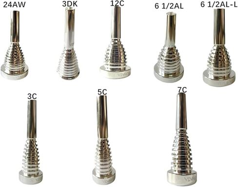 Music French Horn Silver Plated Mouthpiece 3DK with Heat Dissipation Function in Kuwait