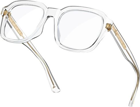 VISOONE Oversized Square Blue Light Blocking Glasses Fashion Computer Eyewear for Women and Men BENNETT in Kuwait