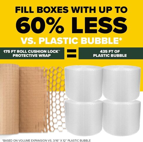Scotch Cushion Lock Protective Wrap GC, 12 in x 175 ft (304 mm x 53.3 m) in Saudi Arabia