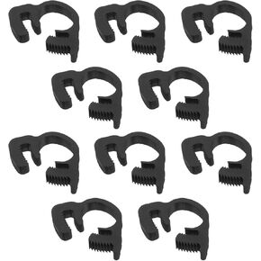 20pcs Plastic Tube Clamps 9.1-10.2mm Adjustable Quick-release Hose Clamps Heavy Duty Plastic Pipe Clips for Plumbing Automotive and Industrial Use in Kuwait