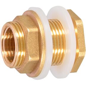 Water Tank Connector | Nut Water Tank Jointer Connector Copper,Fish Adapter Brass for Rain Barrels, Aquariums in Saudi Arabia