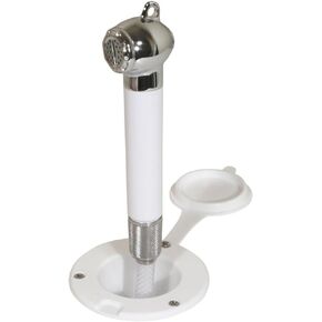 10055P - Aftermarket Replacement Recessed Transom Shower with 6 Hose - White Compatible with Scandvik in Kuwait