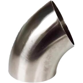 19/25/32/38/45/51/57/63/76/89/102/108 مم 304 الفولاذ المقاوم للصدأ لحام 30/45/60/90 درجة الكوع تركيب الأنابيب (أسود، 76 مم × 2 مم) in Kuwait