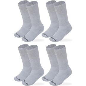 جوارب RATIVE للرجال لمرضى السكري - جوارب من الخيزران للرجال، مقاس عادي وواسع جدًا، غير مربوط، نعل مبطن in Kuwait