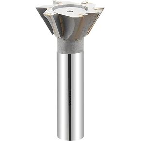 1pcs Dia 16-60mm Dovetail Milling Cutter 45/55/60 Degrees Straight Shank Dovetail Slot Cutter Cutting Tools Carbide Slotting Milling Cutter for Metal Cutting(18mm x55Degree) in Kuwait