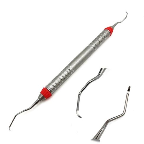 Dental Mini Type Gracey curettes with Japanese Stainless Steel Tip Periodontal Scaler High Quality Nonslip Handle (1 pc mini 11-12) in Kuwait