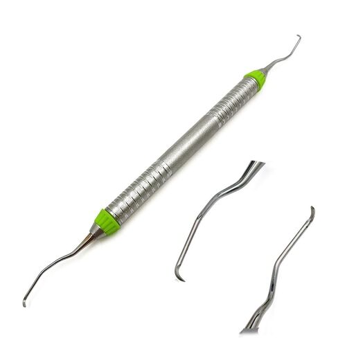 Dental Mini Type Gracey curettes with Japanese Stainless Steel Tip Periodontal Scaler High Quality Nonslip Handle (1 pc mini 11-12) in Saudi Arabia