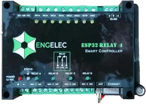 ESP32 Relay Combine RJ45/RS485 CR2032 in Kuwait