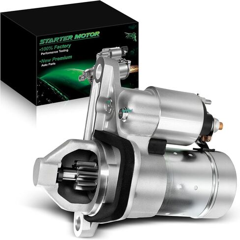 Upgraded New Starter Motor for:-Nissan Sentra 1.6 1.8 2.0 2007-2019 NV200 Cube Juke Versa for:-Chevy City Express 07-21 1.6L 1.8L 2.0L L4 12V 1.4KW 10 Teeth Clockwise OE#23300-EN200R, 17982N in Saudi Arabia