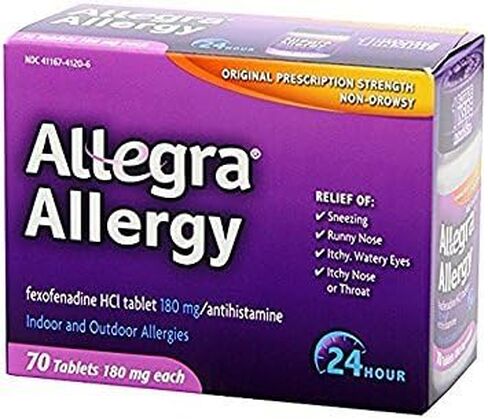 أقراص أليجرا للبالغين للحساسية لمدة 24 ساعة، 180 ملجم، (70 قرصًا) JaQle in Kuwait
