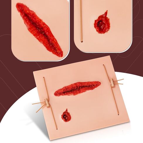 Wearable Wound Packing Trainer, Laceration and Bullet Wound Packing Simulator for Medical Education, Wound Dressing Training Model in Kuwait