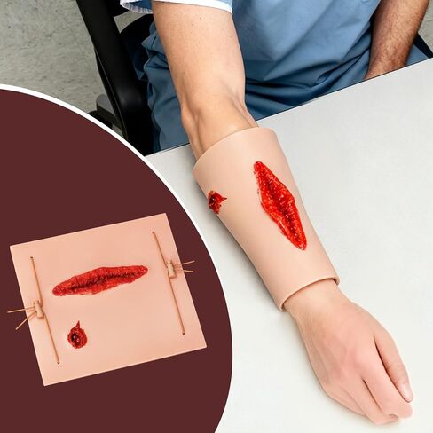 Wearable Wound Packing Trainer, Laceration and Bullet Wound Packing Simulator for Medical Education, Wound Dressing Training Model in Kuwait