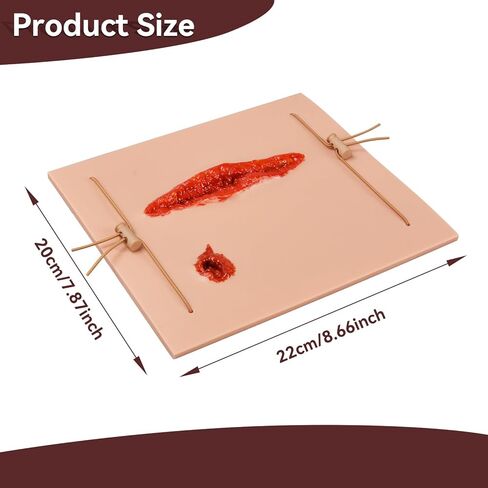 Wearable Wound Packing Trainer, Laceration and Bullet Wound Packing Simulator for Medical Education, Wound Dressing Training Model in Kuwait