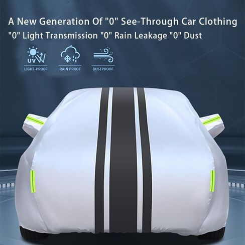 Car Cover for Volkswagen VW Golf 8|Golf Clubsport 45/Golf Active/Golf R/R-Line TSI DSG Car Tarpaulin Car Awning Car Protective Cover Waterproof Breathable Tarpaulin Cover Accessories in Saudi Arabia