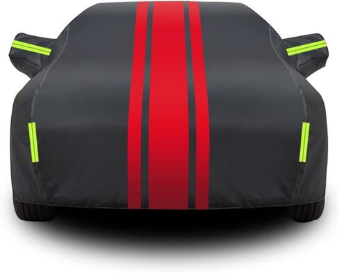 غطاء سيارة لسيارة Volkswagen VW Golf 5|Golf GTE/Golf GTI/Golf GTD/Golf Clubsport غطاء حماية للسيارة غطاء حماية مقاوم للماء من القماش المشمع المسامي، أحمر سميك in Kuwait