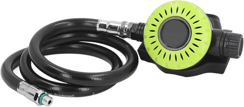 ANGGREK Medium Diving Pressure Hose, Stable and Reliable Diving Breathing Valve (Green) in Saudi Arabia