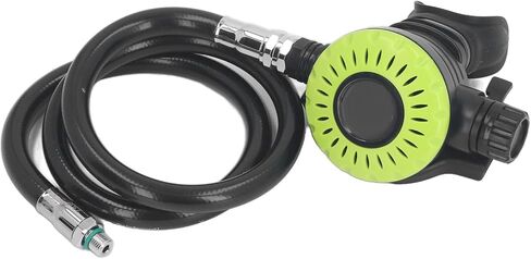 ANGGREK Medium Diving Pressure Hose, Stable and Reliable Diving Breathing Valve (Green) in Saudi Arabia