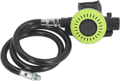 ANGGREK Medium Diving Pressure Hose, Stable and Reliable Diving Breathing Valve (Green) in Saudi Arabia