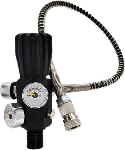 الغوص المزدوج قياس الضغط التضخم المشترك خزان الهواء المضغوط شحن صمام اسطوانة مزدوجة M18 * 1.5 ، 5/8-18UNF(M18 x 1.5) in Kuwait