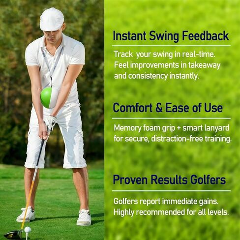 كرة تدريب الجولف المضغوطة - اتصال الساعد الرئيسي وموقع التأثير | إصلاح عملية تقطيع وتقطيع أجنحة الدجاج | تعزيز الإيقاع والتأخر وضرب الكرة النقية | أداة تدريب الجولف ذات الإسفنج الذكي الناعم in Kuwait