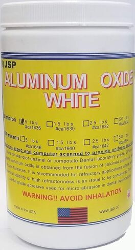 JSP®Aluminum Oxide, 5lbs White 50Micron in Saudi Arabia
