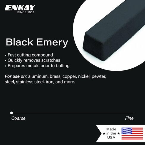 صندوق أدوات بابا جونز 152-BL إنكاي، 4 أونصة. مركب الصنفرة السوداء، مندوف in Kuwait