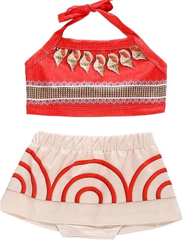 Baby Girls Princess Adventure Bathing Suit Halter Bikini Sets Swimsuit Swimwear Fancy Dress Costume in Kuwait