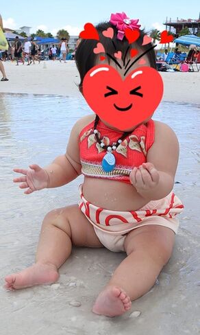 Baby Girls Princess Adventure Bathing Suit Halter Bikini Sets Swimsuit Swimwear Fancy Dress Costume in Kuwait