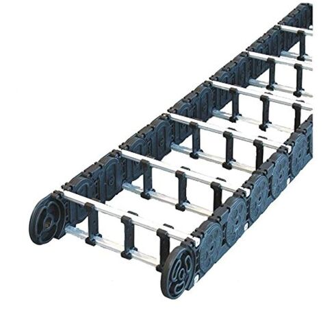 MC0950-10.00-RS-200-3V1, Varitrak MC, L1', Open, with 3 Dividers, 11.34x3.15"OD, 10" x 2.13"ID, Bend Radius 7.9", Black in Saudi Arabia