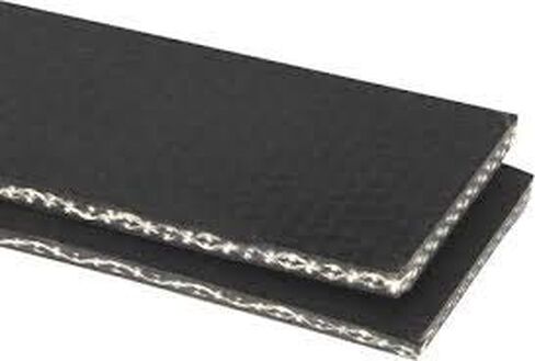 16 Inch Wide PVC 150 Cover One Side Black Conveyor Belt Material (5 Foot Length) in Kuwait