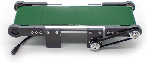 iDili Electric Desktop Conveyor Belt Speed Adjustable DIY Elevator Model Friction Experiment Device 0-116RPM 100x350MM in Saudi Arabia