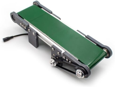 iDili Electric Desktop Conveyor Belt Speed Adjustable DIY Elevator Model Friction Experiment Device 0-116RPM 100x350MM in Saudi Arabia