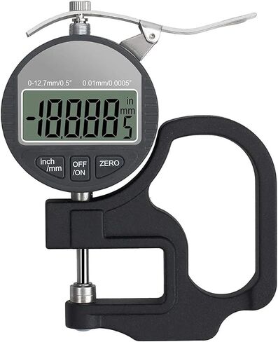 0.01mm / 0.001mm Electronic Thickness Gauge 12.7mm 25.4mm Digital Micrometer Thickness Meter Micrometro Thickness Tester(0-25.4mm 0.001mm) in Saudi Arabia