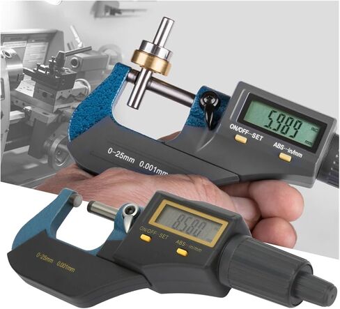 Outer Diameter Micrometer 0~25mm 0.001mm Electronic Digital Micrometer in Saudi Arabia
