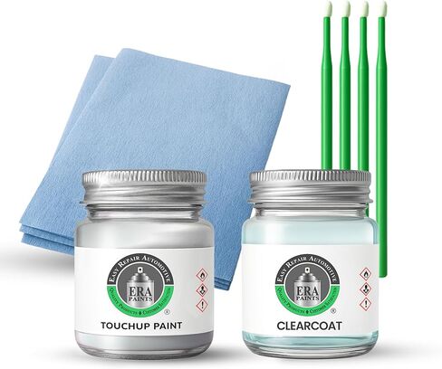 ERA Paints WA246L/GCY - Poly Silver Metallic for CHEVROLET Exact Match Automotive Touch Up Paint Spray - Essential Kit in Kuwait