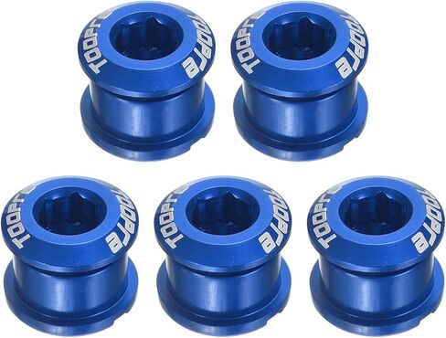 HARFINGTON Single Chain Ring Bolts Aluminum Alloy Bicycle Crankset Nuts Chainwheel Screws for Road Bike Mountain Bike in Saudi Arabia