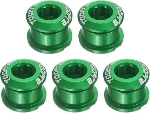 HARFINGTON Single Chain Ring Bolts Aluminum Alloy Bicycle Crankset Nuts Chainwheel Screws for Road Bike Mountain Bike in Saudi Arabia