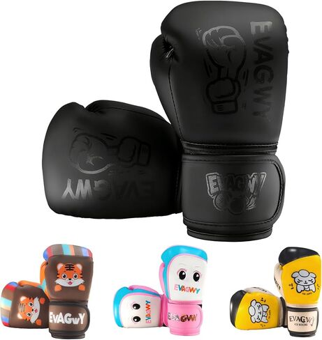 Kids Boxing Gloves for Boys & Girls, Youth Training Sparring Gloves for 3-15 Years, Toddler Punching Bag Gloves for Kickboxing, Muay Thai, MMA, Karate (4oz, 6oz) in Saudi Arabia