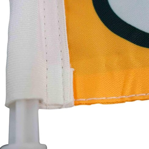Fanmats NFL - قطعتان من أعلام سفير السيارات واشنطن كوماندرز، رائعة للأغطية أو الصناديق | بورجوندي | 4 × 6 بوصة | الشعار الأساسي W in Saudi Arabia