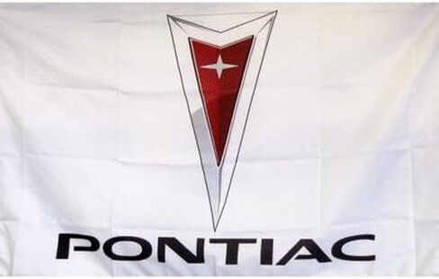 NEOPlex Pontiac Auto Logo with Words Traditional Flag in Saudi Arabia