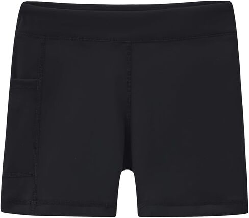 Girls' Athletic Shorts with Pockets, Quick-Dry Breathable Kids Active Shorts for Dance Yoga Sports in Saudi Arabia