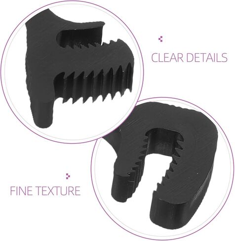 20pcs Plastic Tube Clamps 9.1-10.2mm Adjustable Double Gripping Hose Clips for Plumbing Automotive Industrial Pipe Fitting Attachments in Saudi Arabia