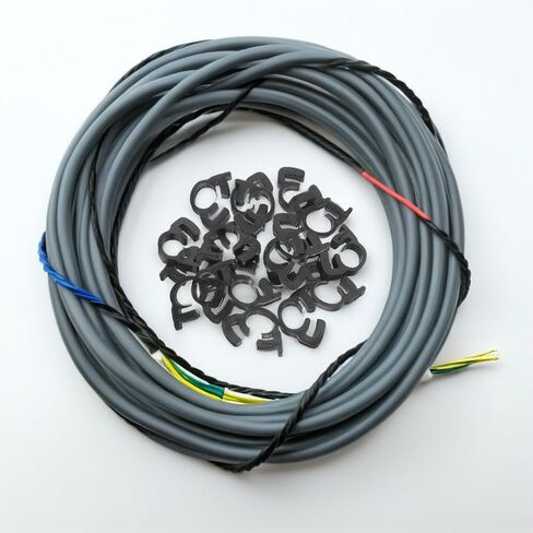 20pcs Plastic Tube Clamps 9.1-10.2mm Adjustable Quick-release Hose Clamps Heavy Duty Plastic Pipe Clips for Plumbing Automotive and Industrial Use in Kuwait