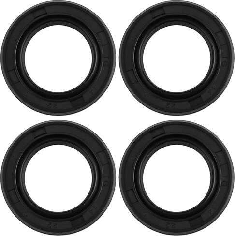 ECSiNG 4Pcs Lip Seal 53015 55523 .562 X .875 X .187 Inch 14x22x5mm Nitrile Oil Seal Compatible with Hydro-Gear Mowers and Garden Equipment in Saudi Arabia