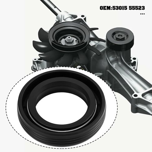 ECSiNG 4Pcs Lip Seal 53015 55523 .562 X .875 X .187 Inch 14x22x5mm Nitrile Oil Seal Compatible with Hydro-Gear Mowers and Garden Equipment in Saudi Arabia