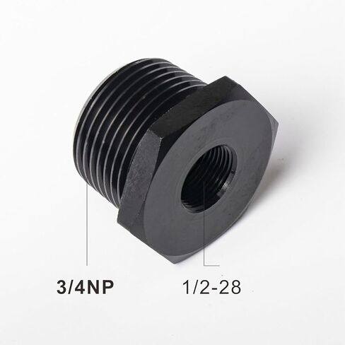 محول خيط الألومنيوم يحول 1/2-28 إلى 3/4 NPT in Saudi Arabia