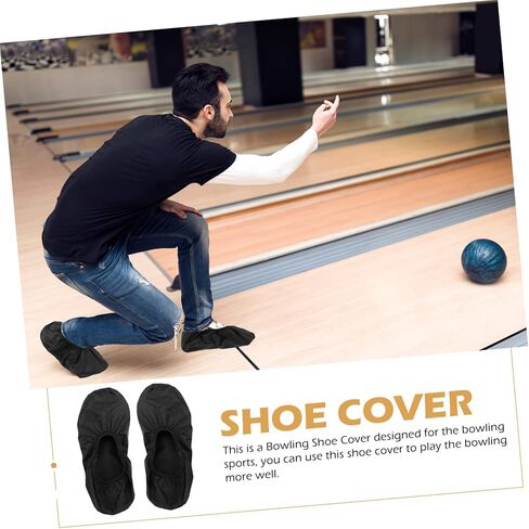 Waterproof Non-Slip Bowling Shoe Covers 2Pcs Outdoor Sneaker Protectors Sturdy and Dustproof Sports Shoe Protectors for Men and Women in Saudi Arabia